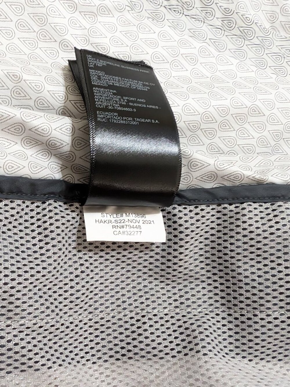 MARMOT Windbreaker Jacket Men's 2XL Gray Safeco Logo Hooded Rain Outdoor - Picture 14 of 16